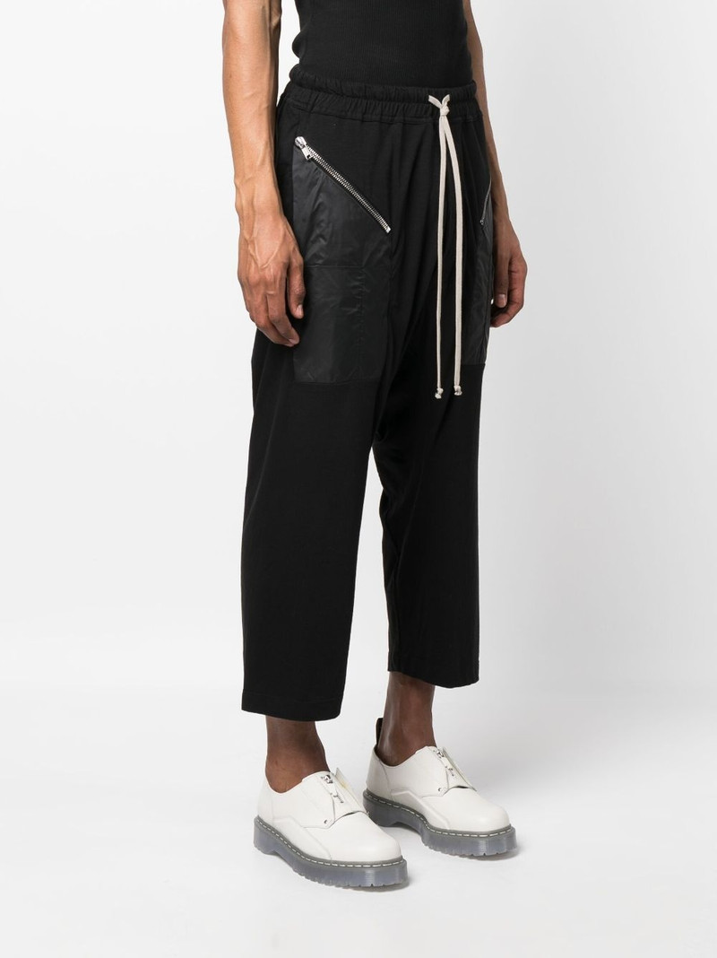 drawstring drop-crotch trousers 3