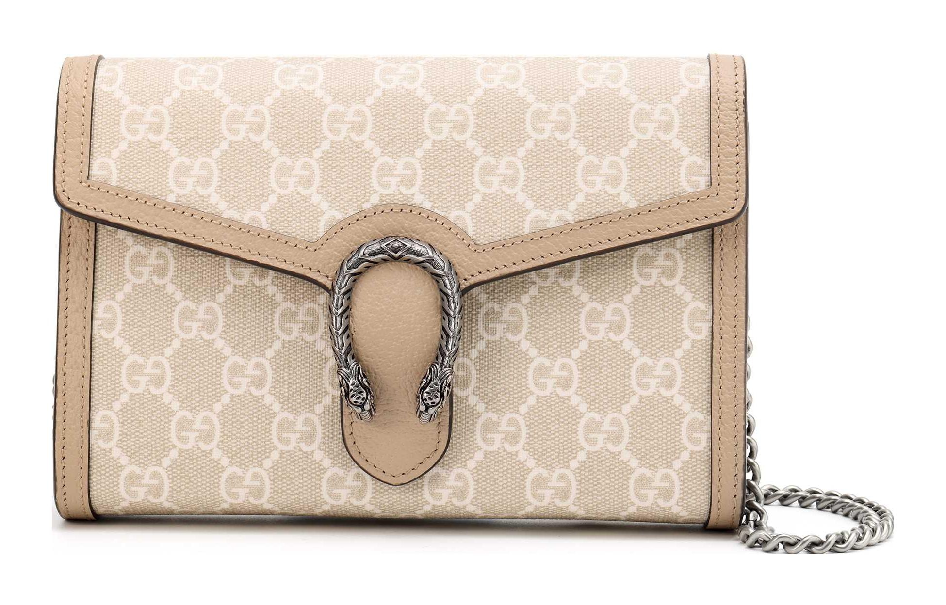 (WMNS) Gucci Dionysus GG Mini Chain Wallet 'Beige' 401231-UULBN-9683 - 2