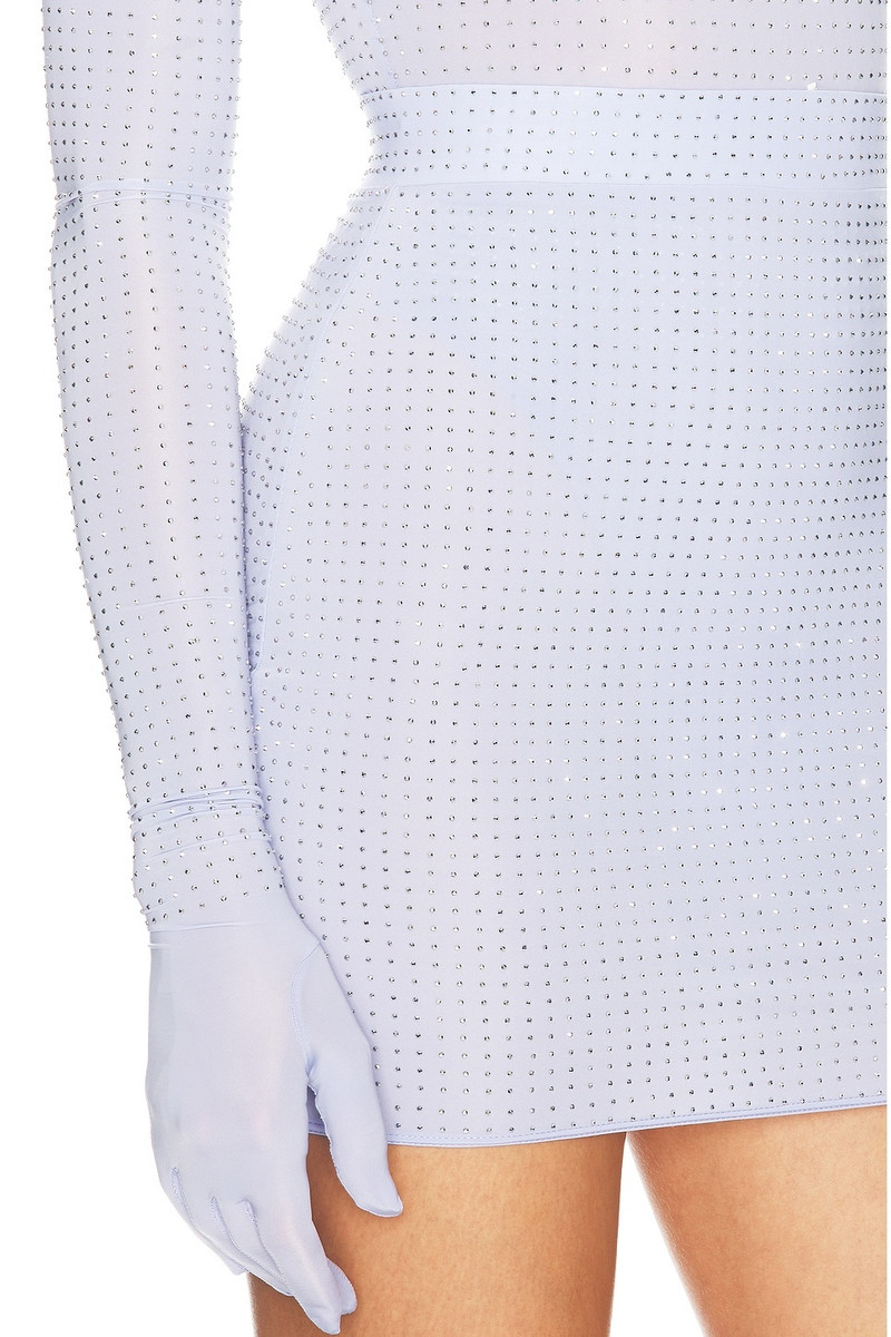 ALEX PERRY Mini Crystal Skirt outlook