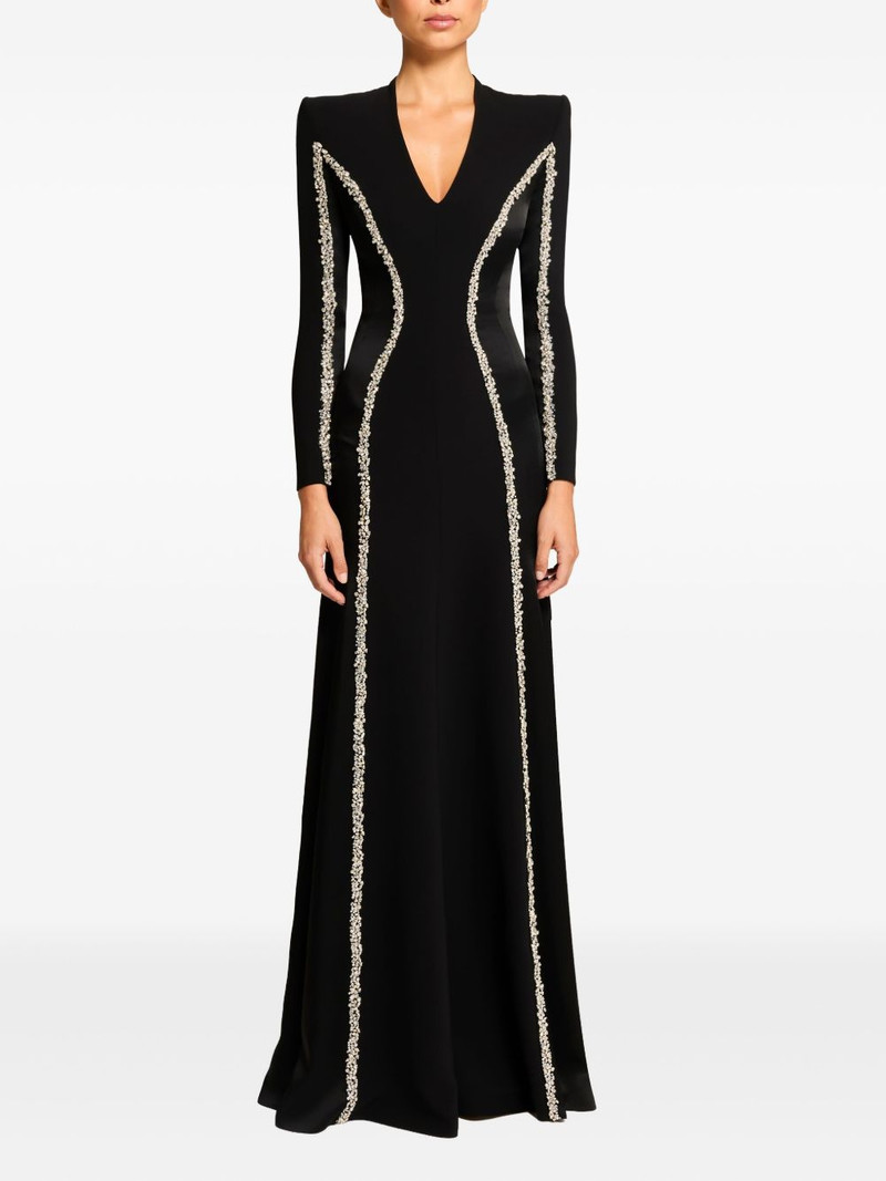JENNY PACKHAM embellished long-sleeve maxi dress outlook