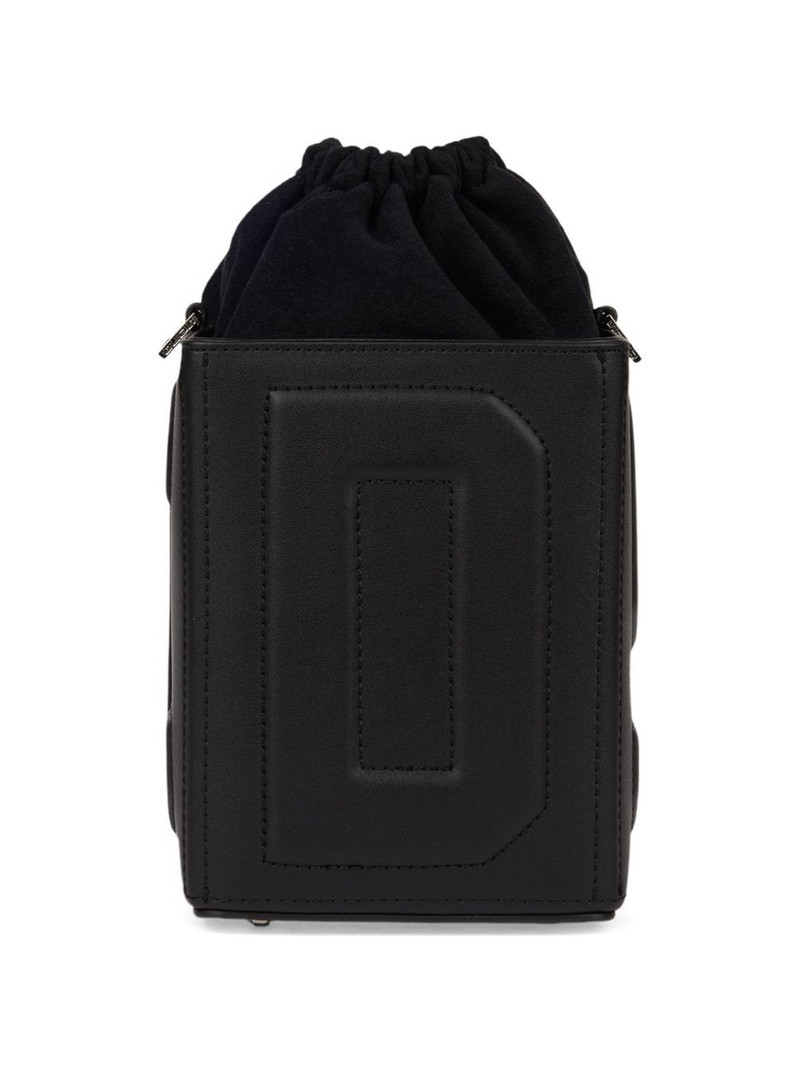 logo-embossed shoulder bag 3