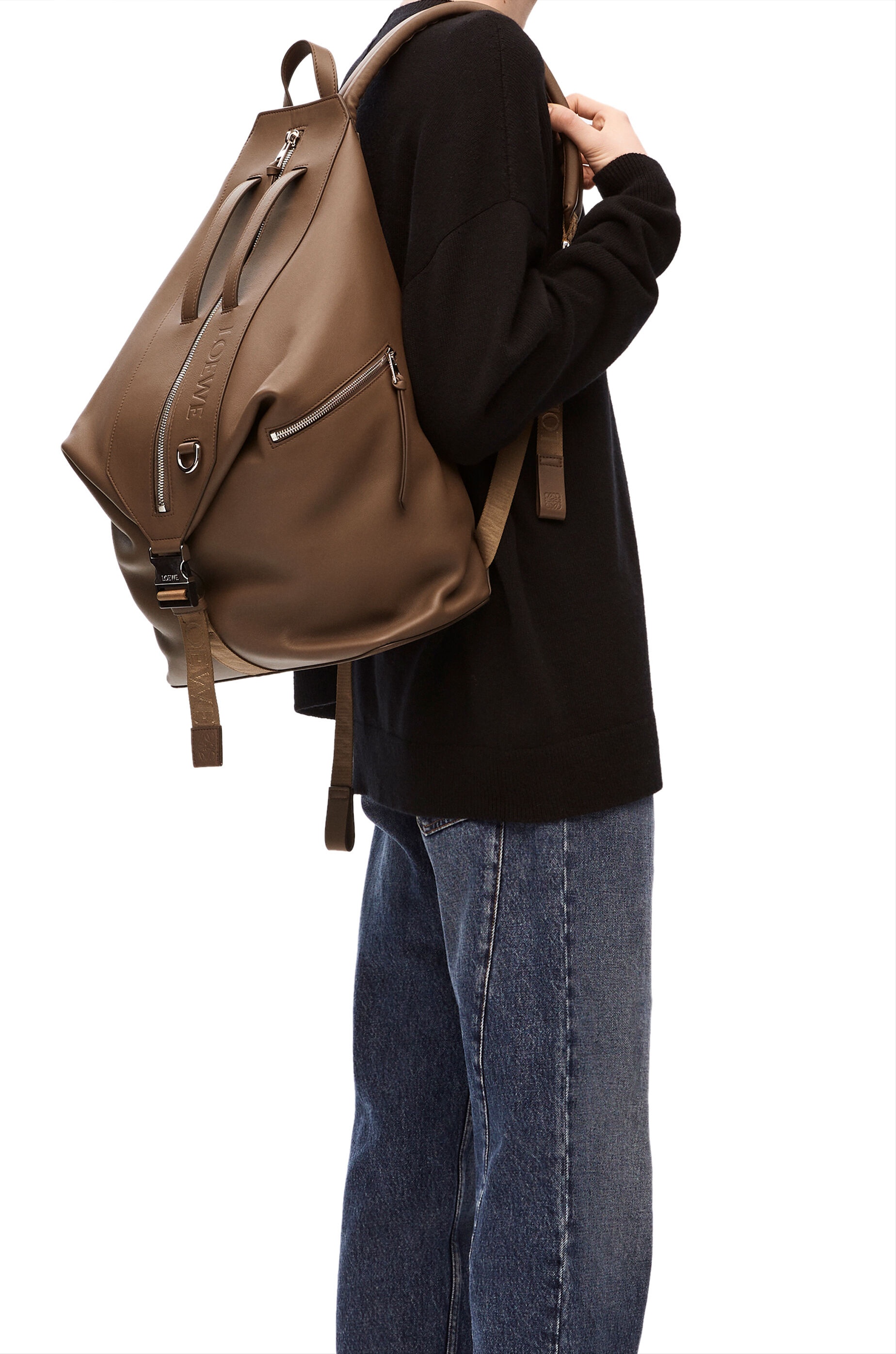 Convertible backpack in classic calfskin - 2