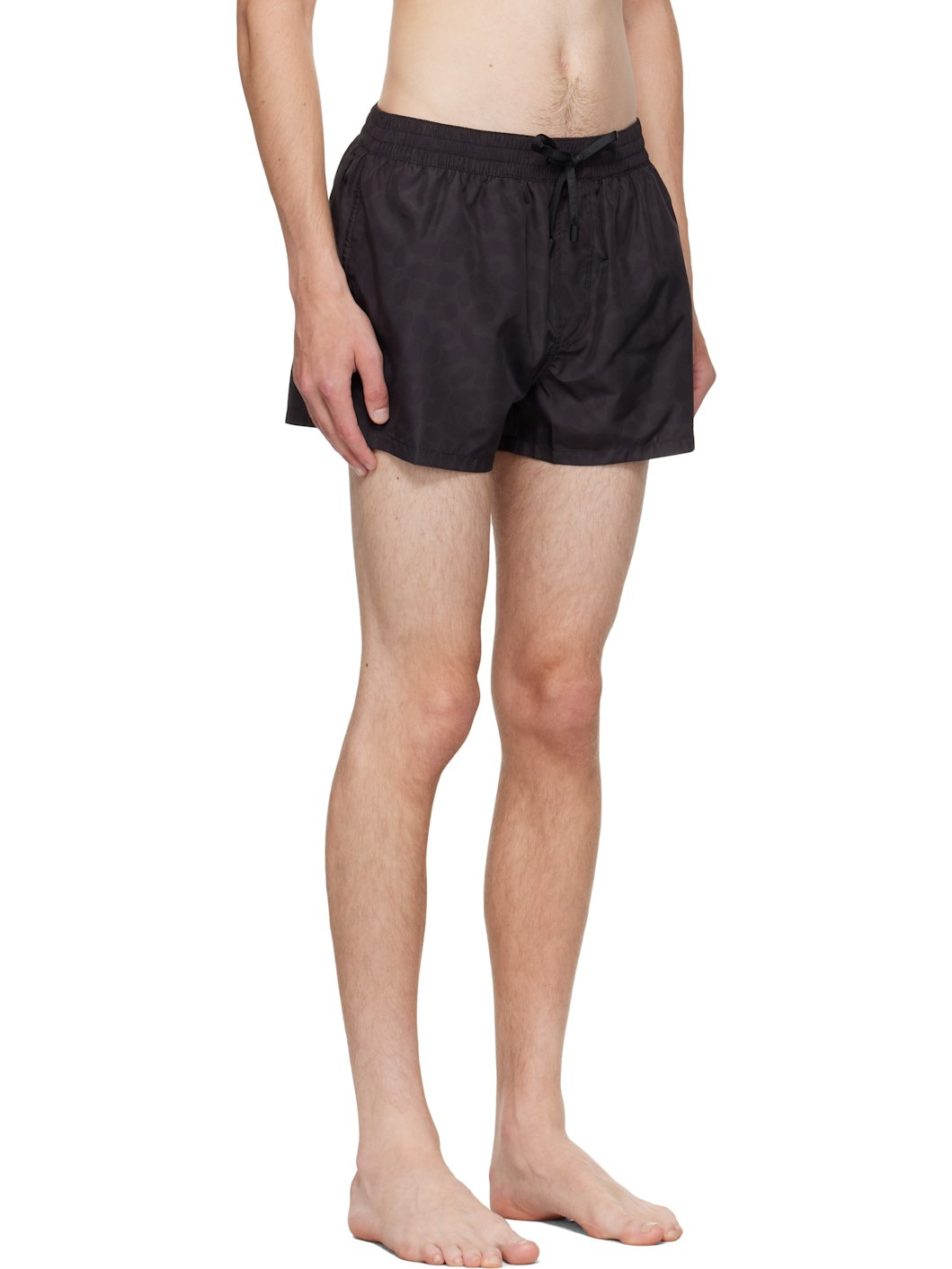Black Leopard Swim Shorts - 2