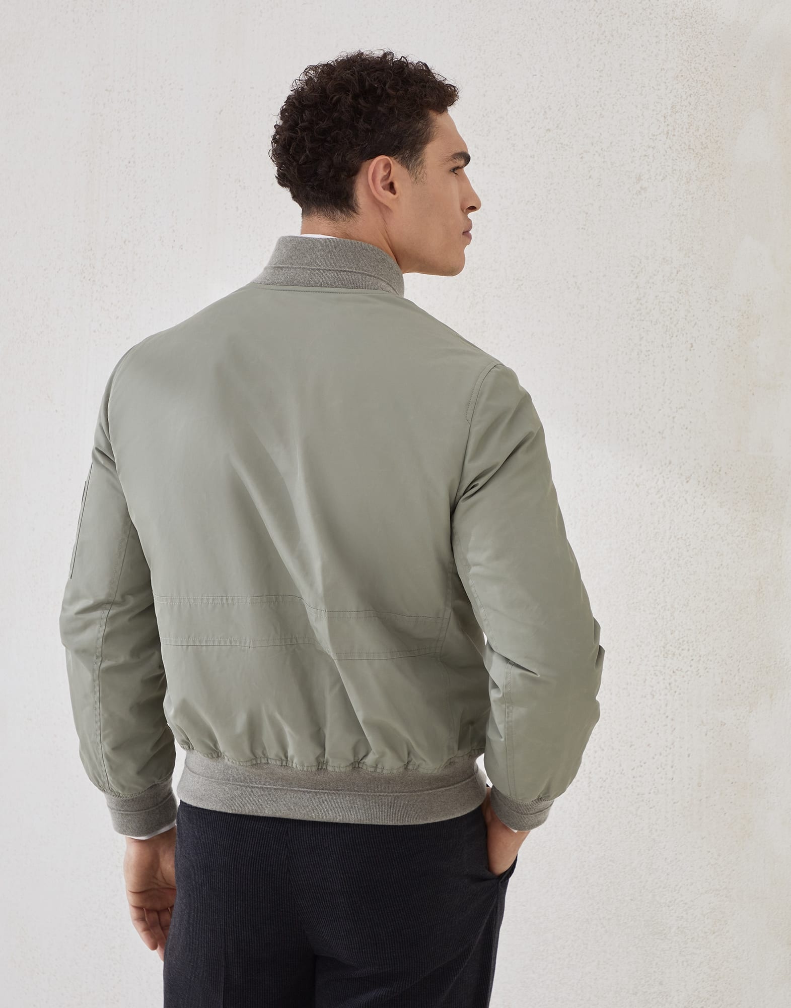 Techno satin bomber jacket with Thermore® padding - 2