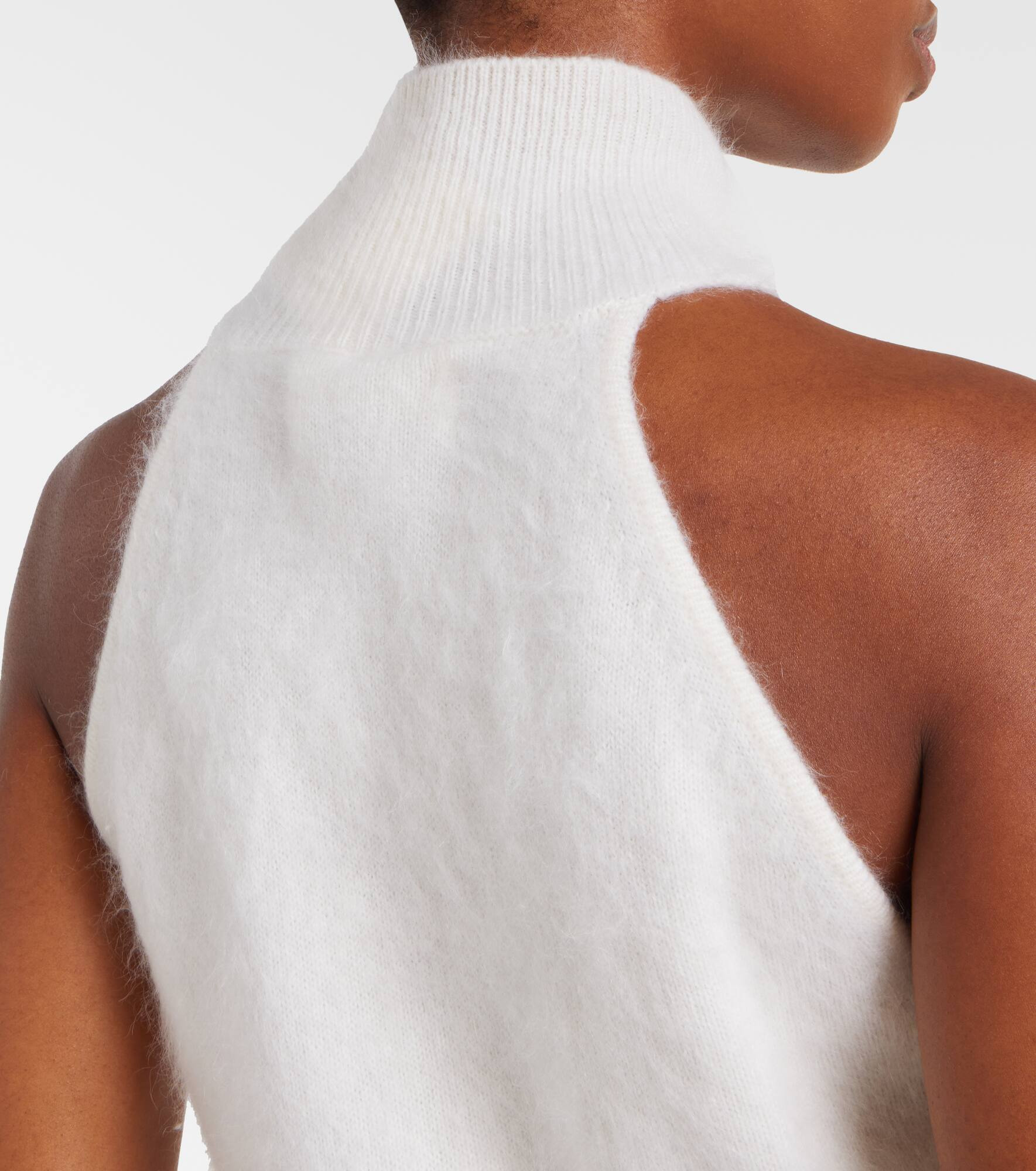 Leya knitted cashmere tank top - 5