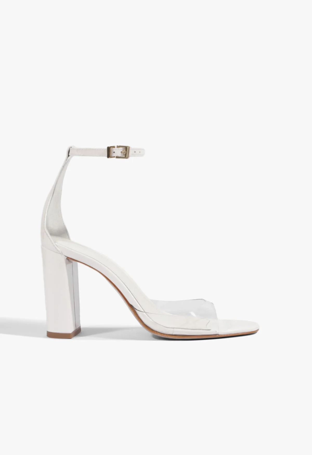 Scarlett Block Vinyl Patent Sandal - 1