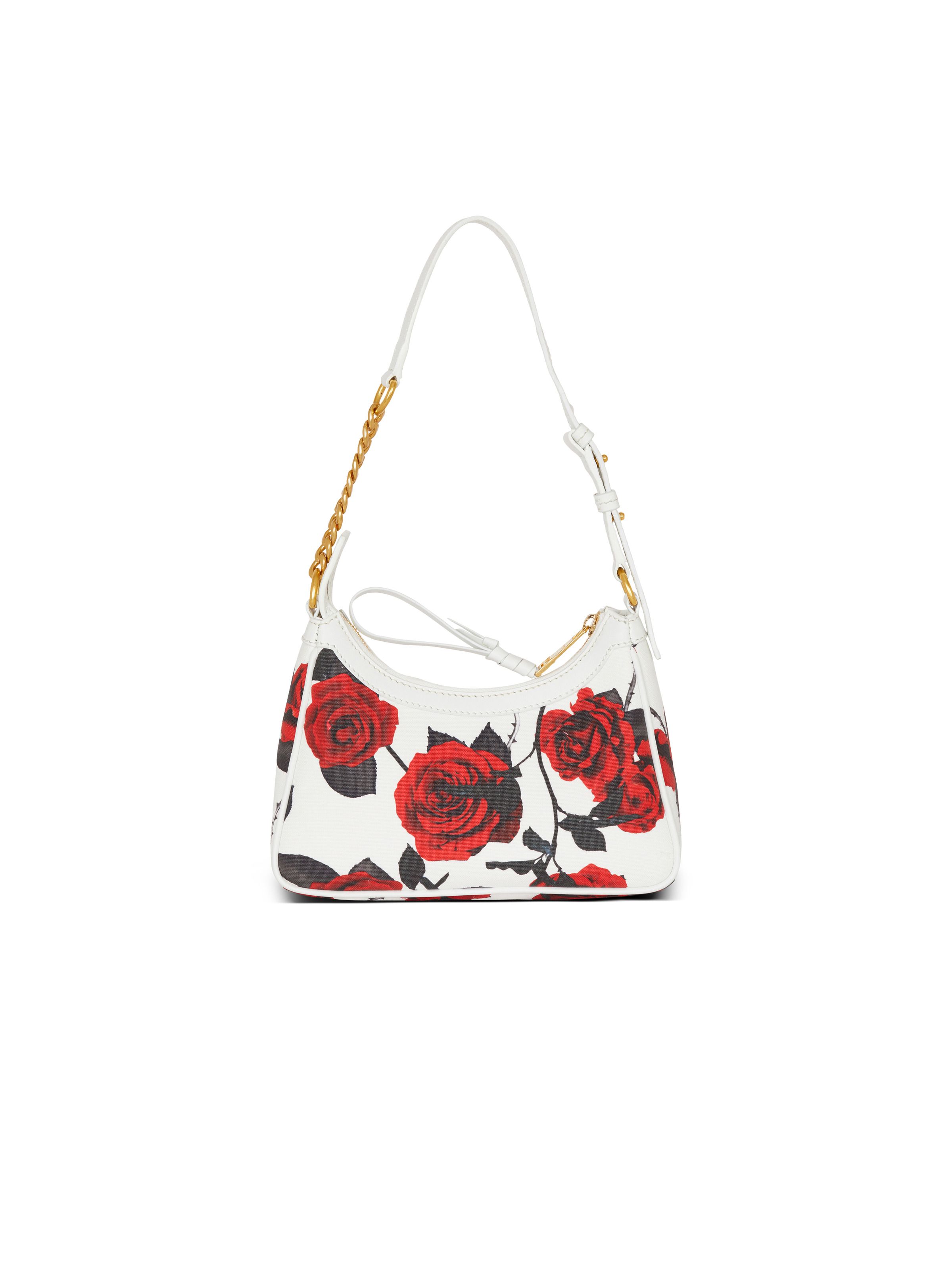 Canvas B-Army Shoulder bag with a Roses print - 4