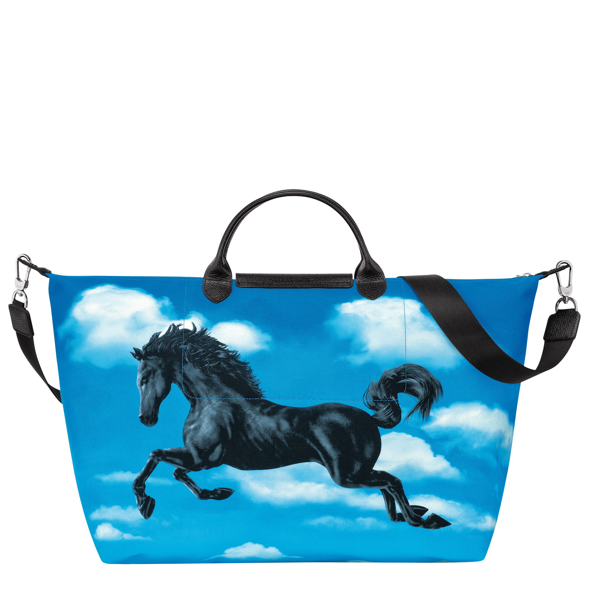 Longchamp x ToiletPaper S Travel bag Cloud Blue - Canvas - 4