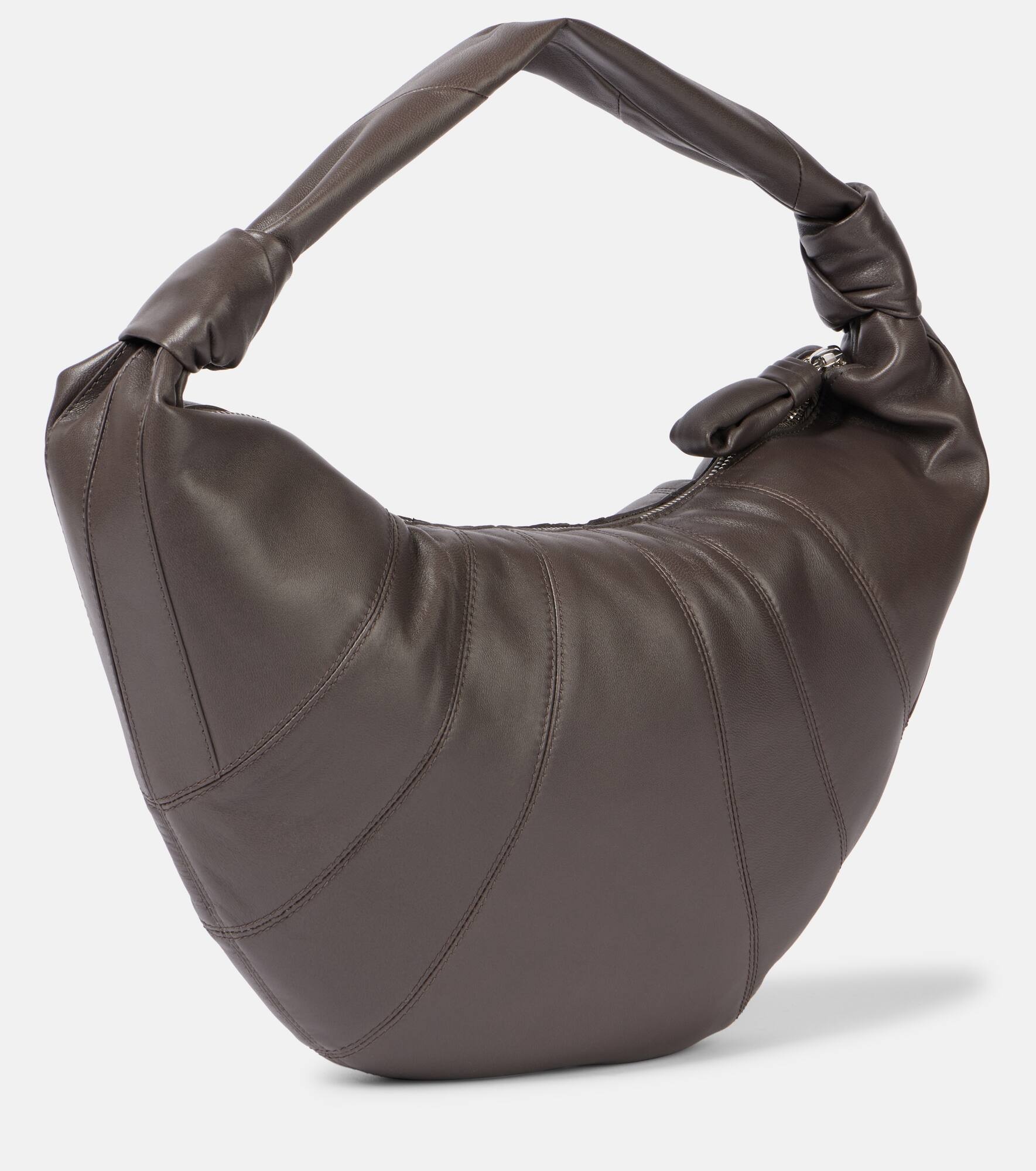 Fortune Croissant leather shoulder bag - 4