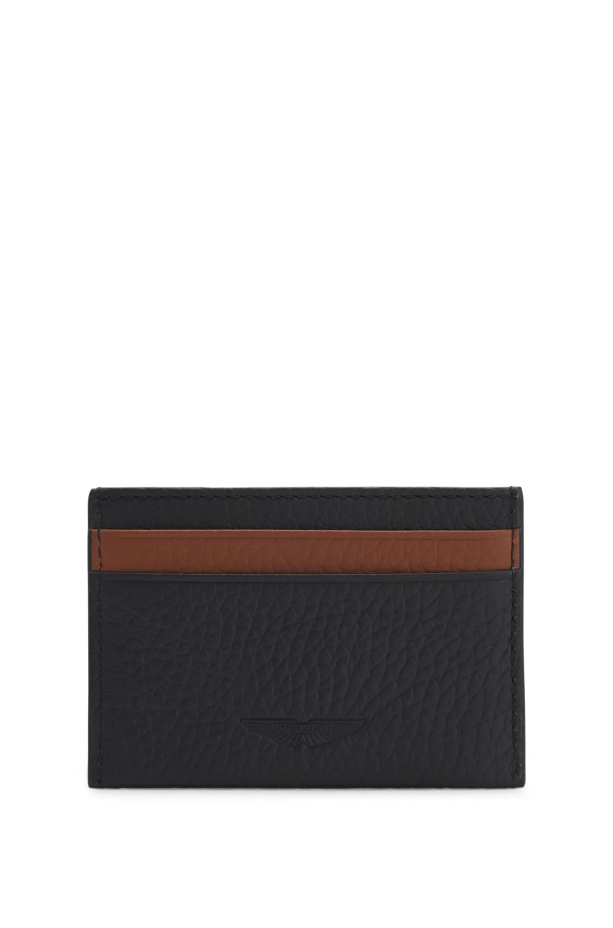 BOSS X ASTON MARTIN CARD HOLDER IN TWO-TONE LEATHER - 1