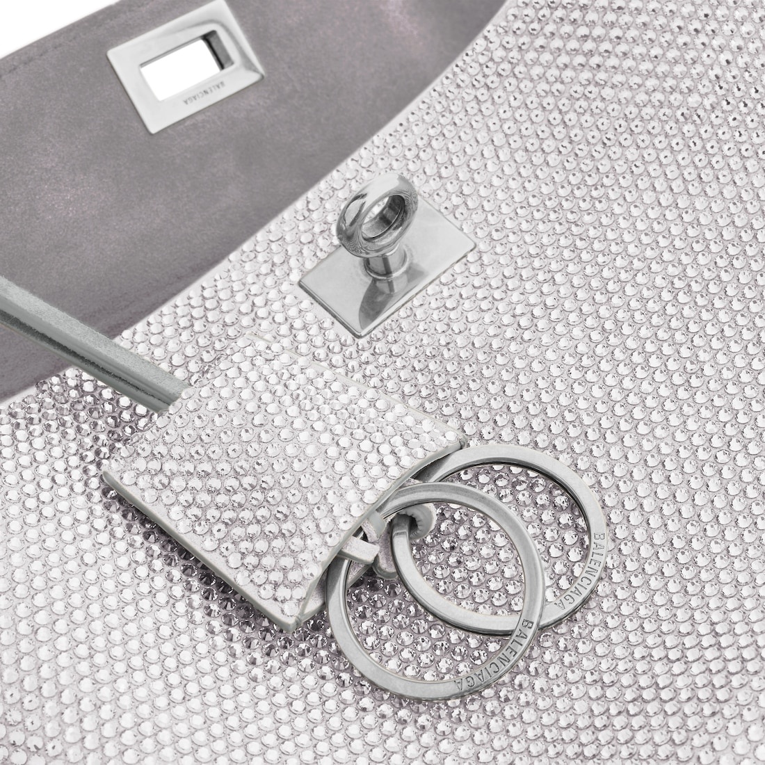 Women's Rodeo Mini Handbag With Rhinestones  in Smoke Grey - 6