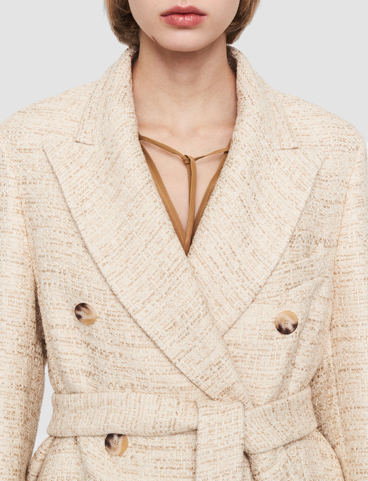 Melange Tweed Cornwall Coat - 5