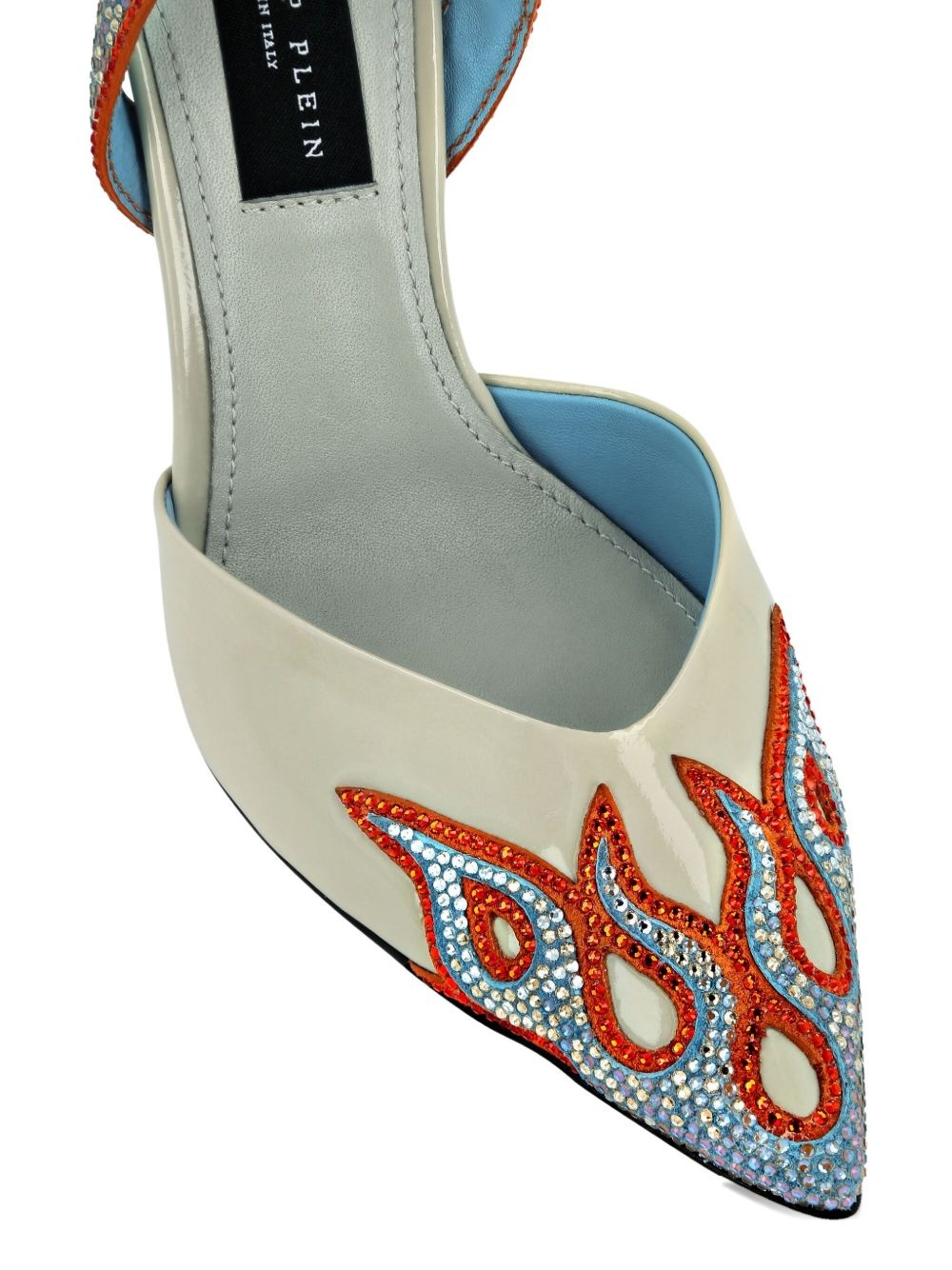 120mm flame-detail stiletto heels - 3