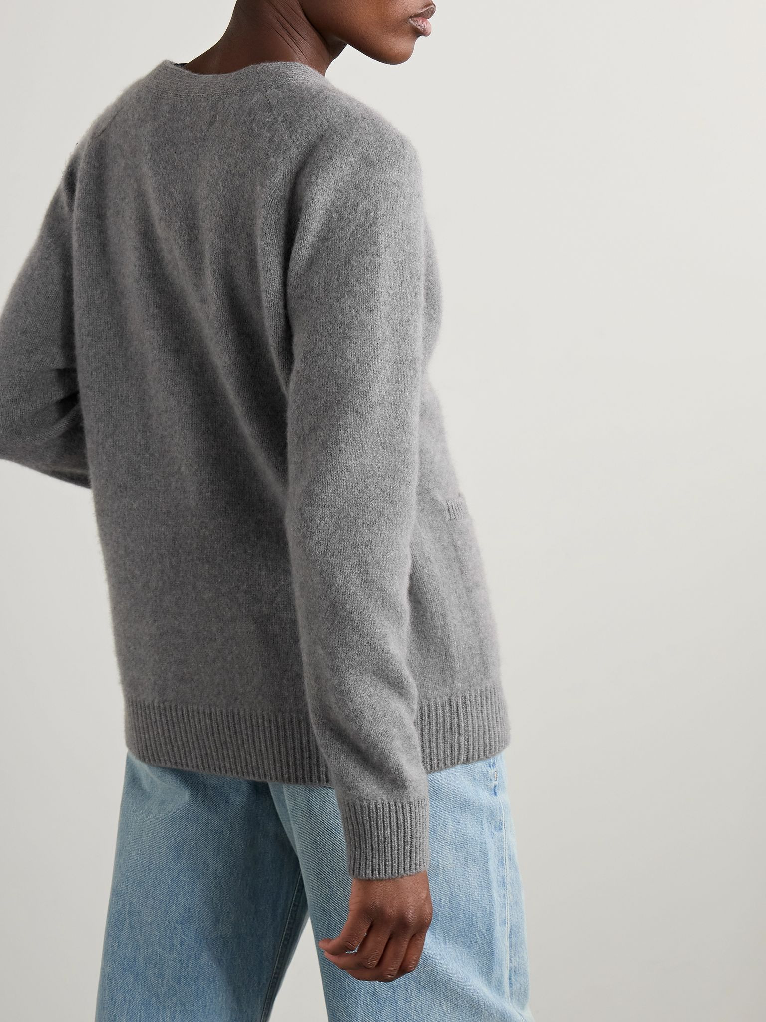 Cashmere cardigan Gray - 4