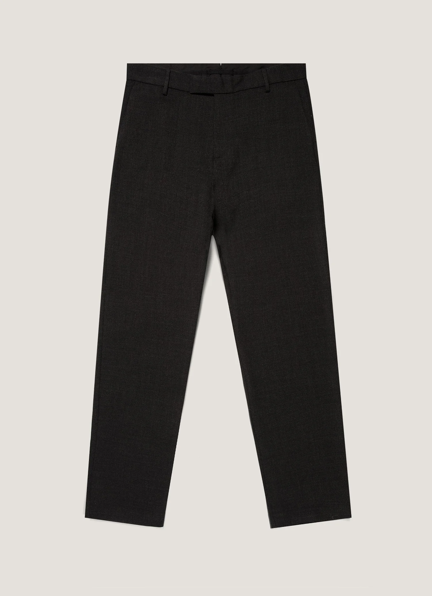 Textured Wool Trouser - 1