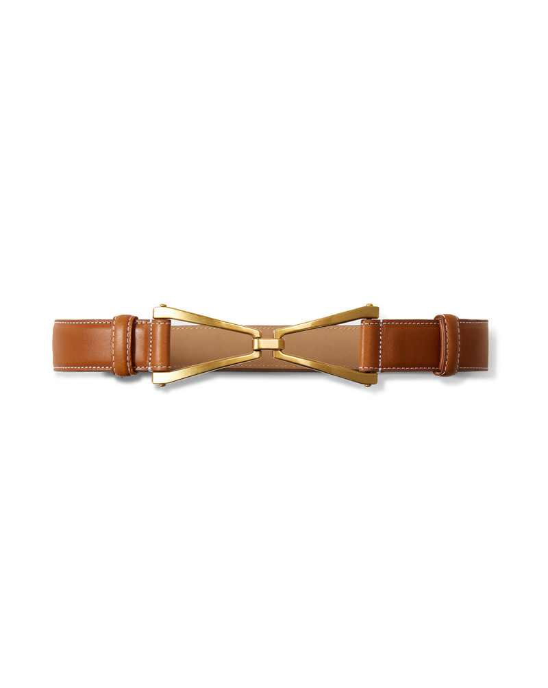 V LEATHER BELT 4
