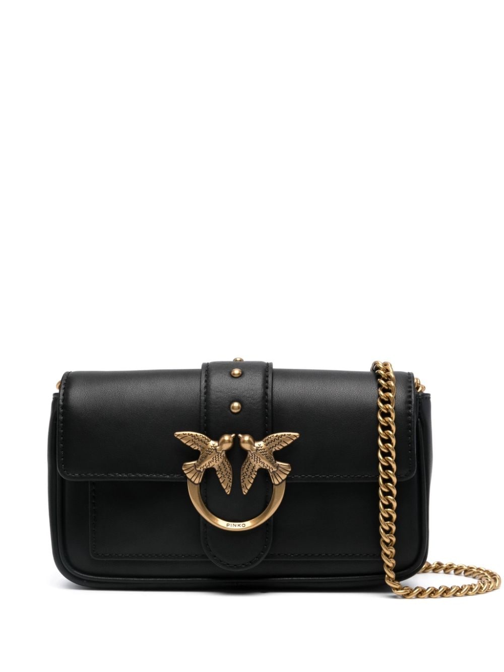 Pocket Love leather crossbody bag - 1