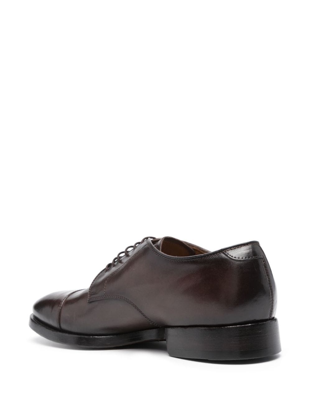 leather derby shoes - 3