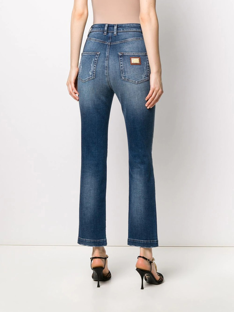 high-waisted cropped jeans 4