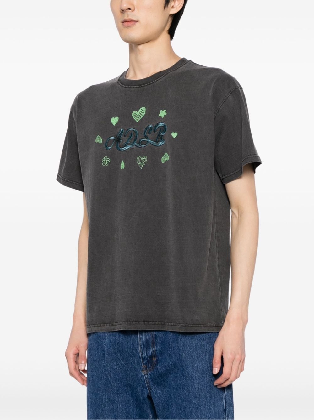 Andersson Bell (ESSENTIAL) ADSB HEARTS CARD T-SHIRTS | hbx