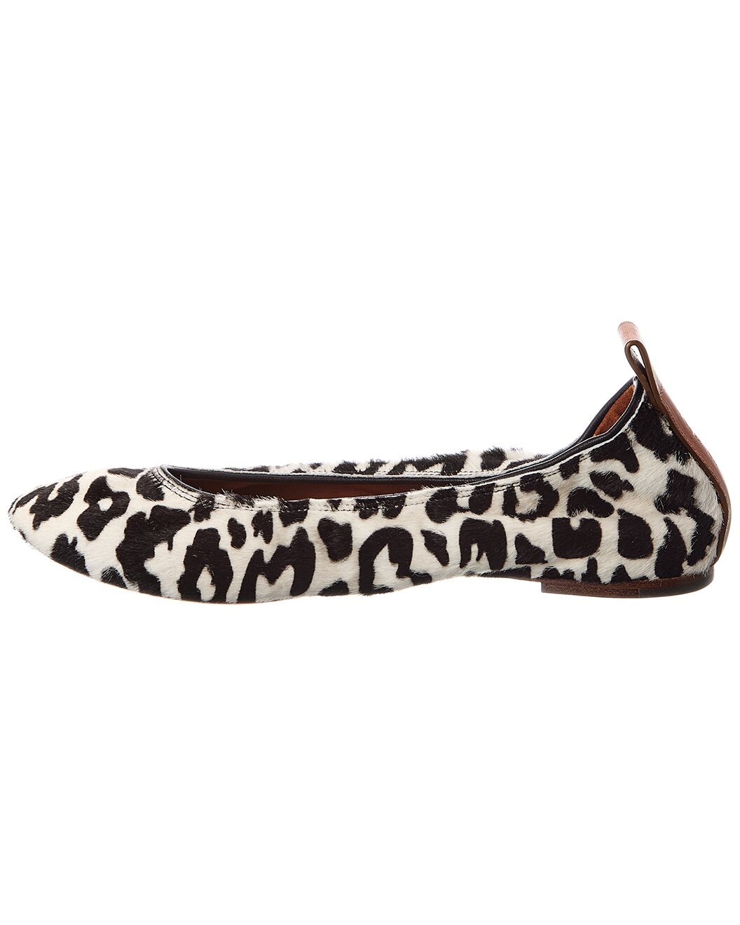 LANVIN Avec Haircalf Ballerina Flat - 2