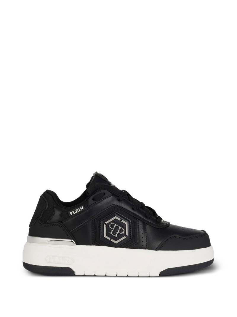 SK8R logo-plaque low-top sneakers 1