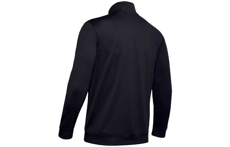 Under Armour Sportstyle Tricot Training Jacket 'Black White' 1329293-002 - 2
