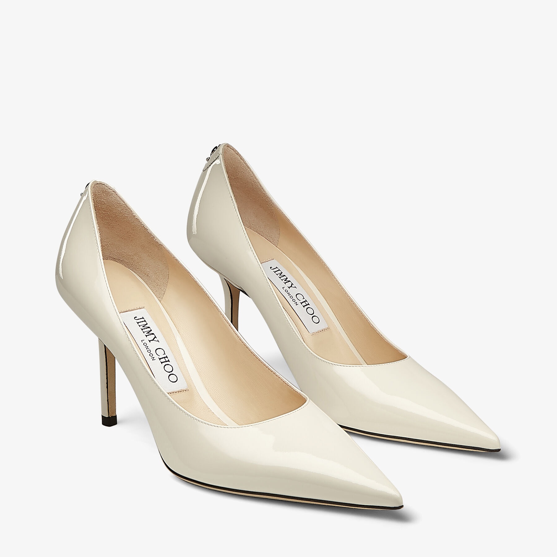 Love 85
Latte Patent Leather Pumps with JC Emblem - 3