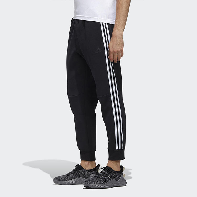 adidas Ai Pt Kn Lw logo Printing Knit Conical Sports Pants Black EH3819 - 6