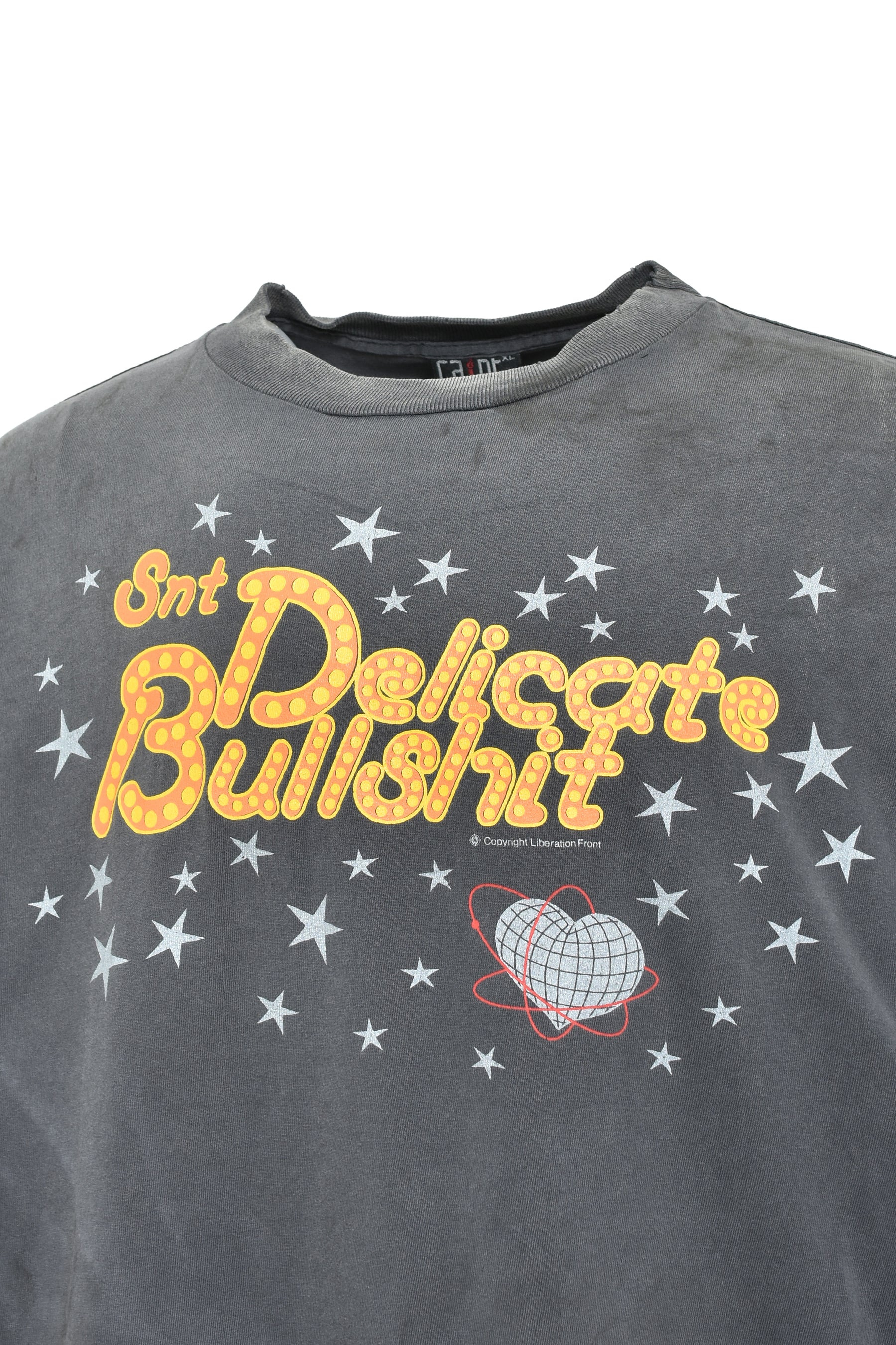 SS TEE/DELICATE BULLSHIT / BLK - 7