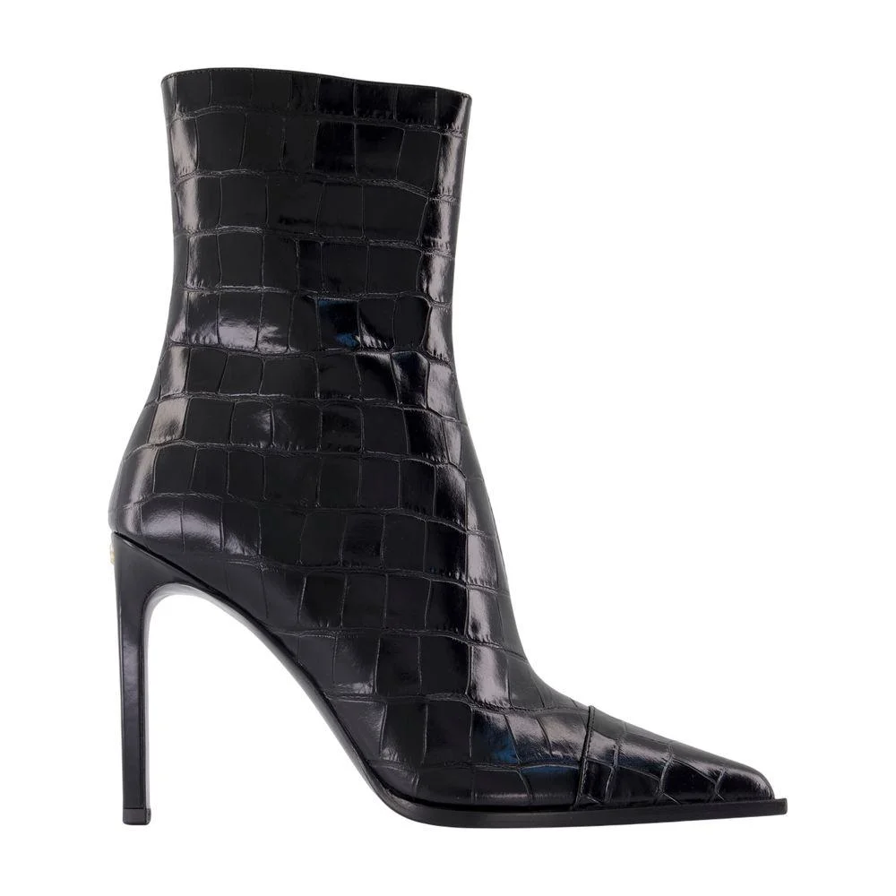 Amiri Ma Stiletto Ankle Boots - 1