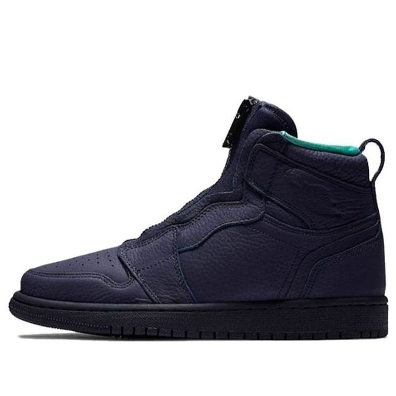 (WMNS) Air Jordan 1 Retro High Zip 'Blackened Blue' AQ3742-403 - 1