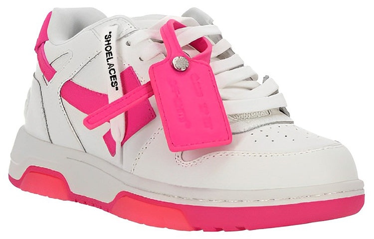 (WMNS) Off-White Out Of Office Calf Leather Sneaker 'White Red' OWIA259S23LEA0010132 - 2