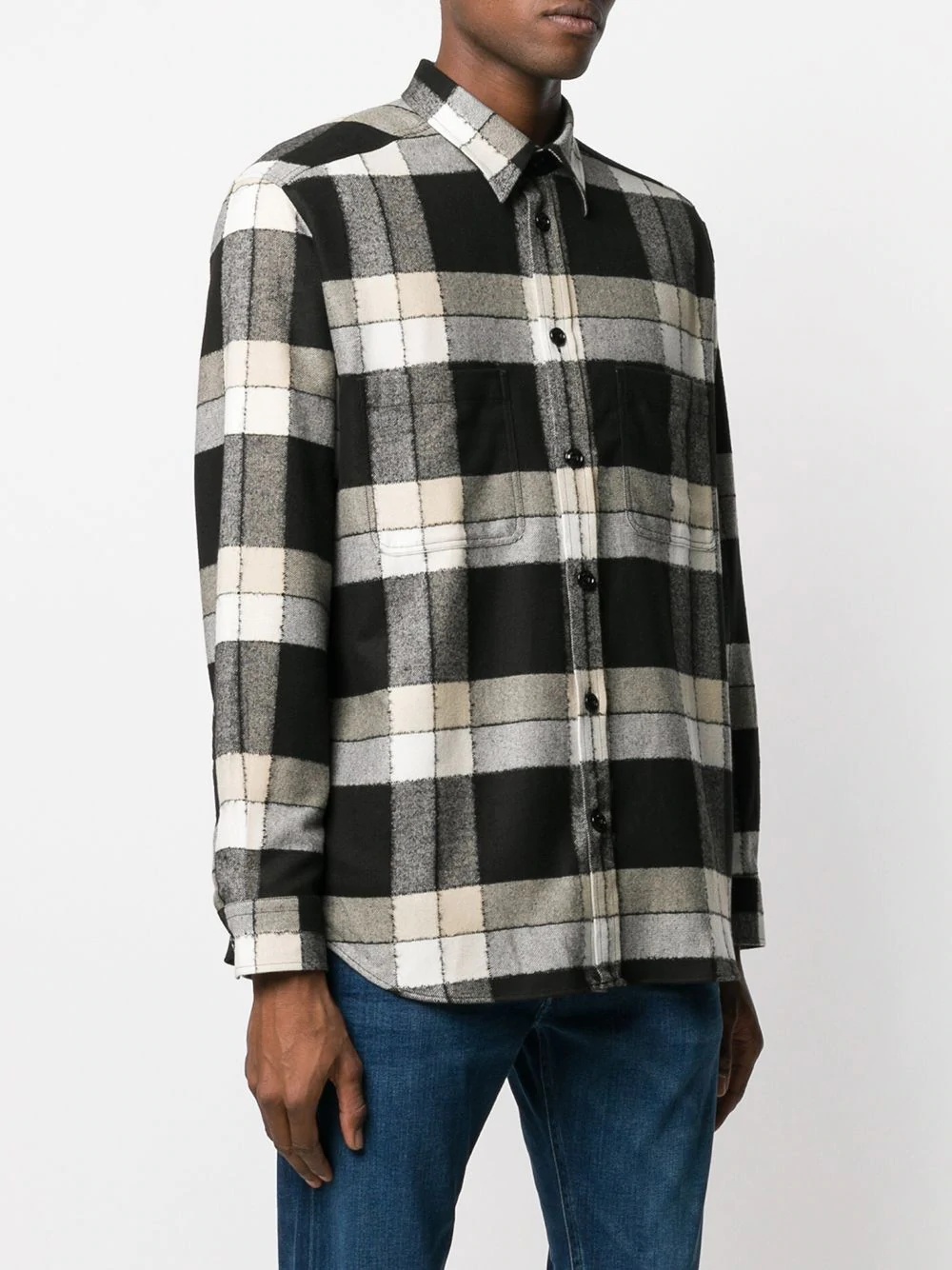 check flannel shirt - 3