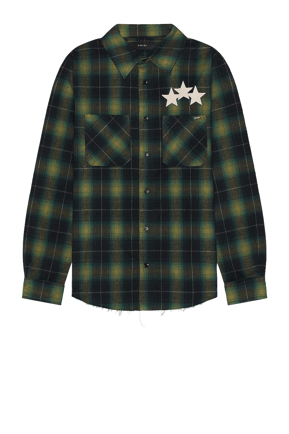 Star Leather Flannel Shirt - 1