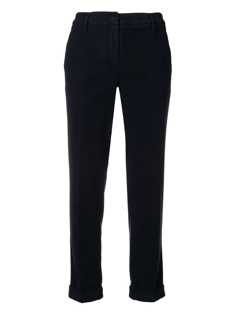 cuff cropped trousers 1