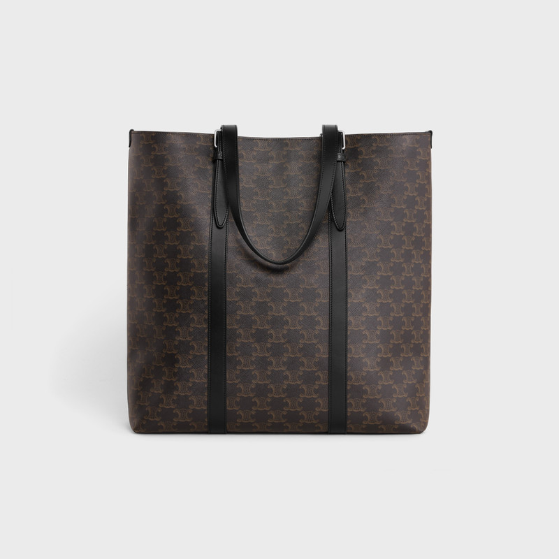 CABAS WITH BUCKLE in TRIOMPHE CANVAS AND CALFSKIN 3