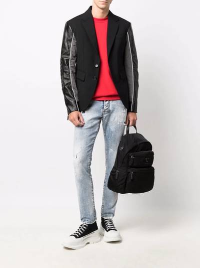 DSQUARED2 single-breasted panelled jacket outlook