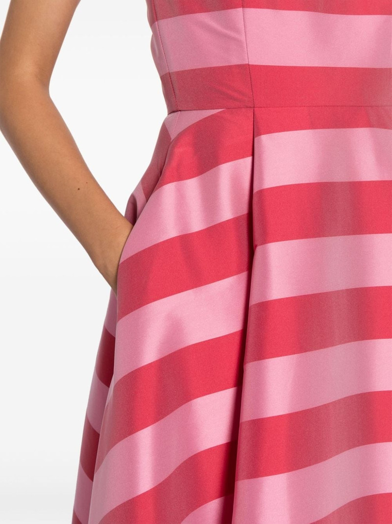 Isa striped flared gown 5
