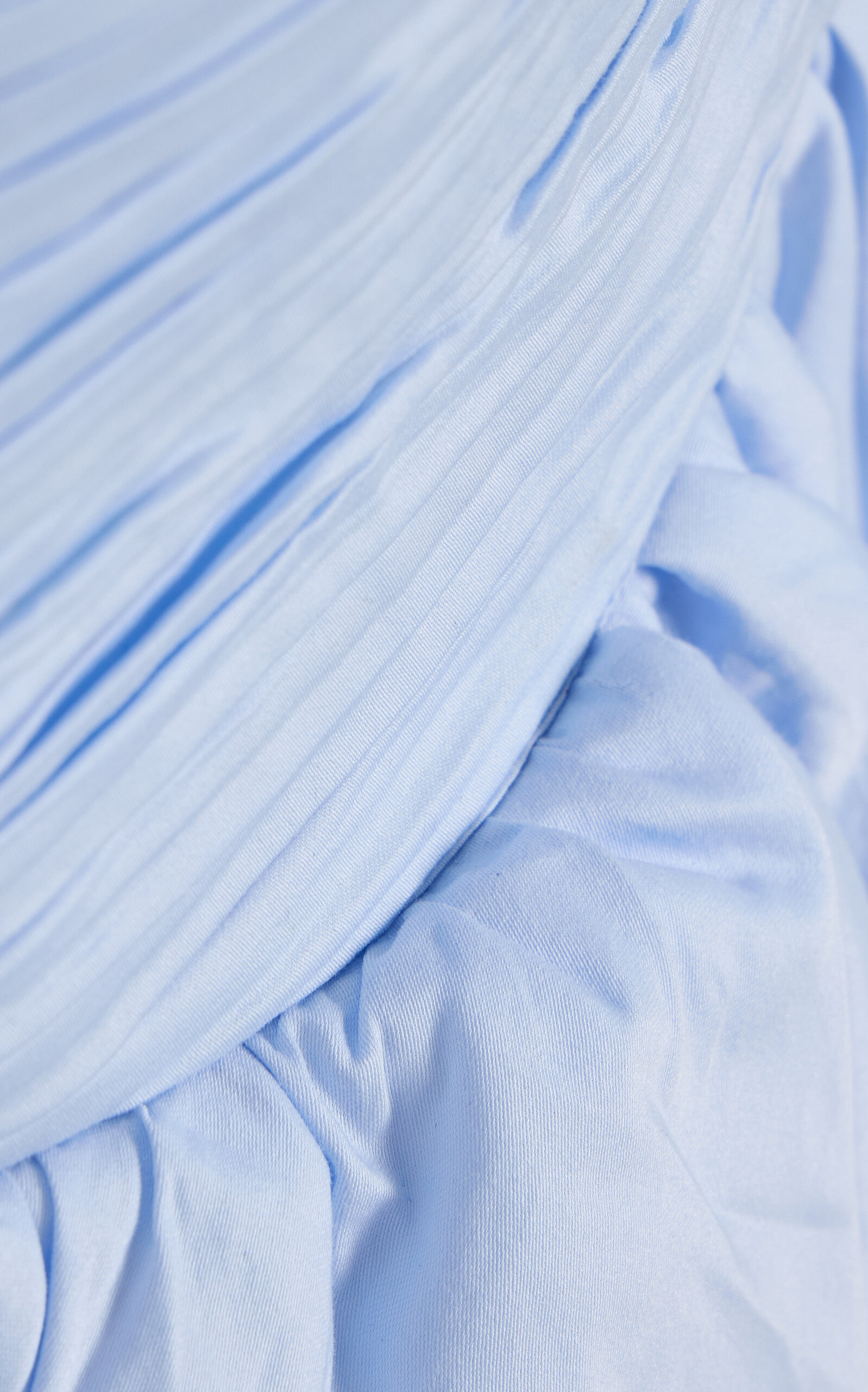 Violette Bubble-Hem Cotton Maxi Dress blue - 5