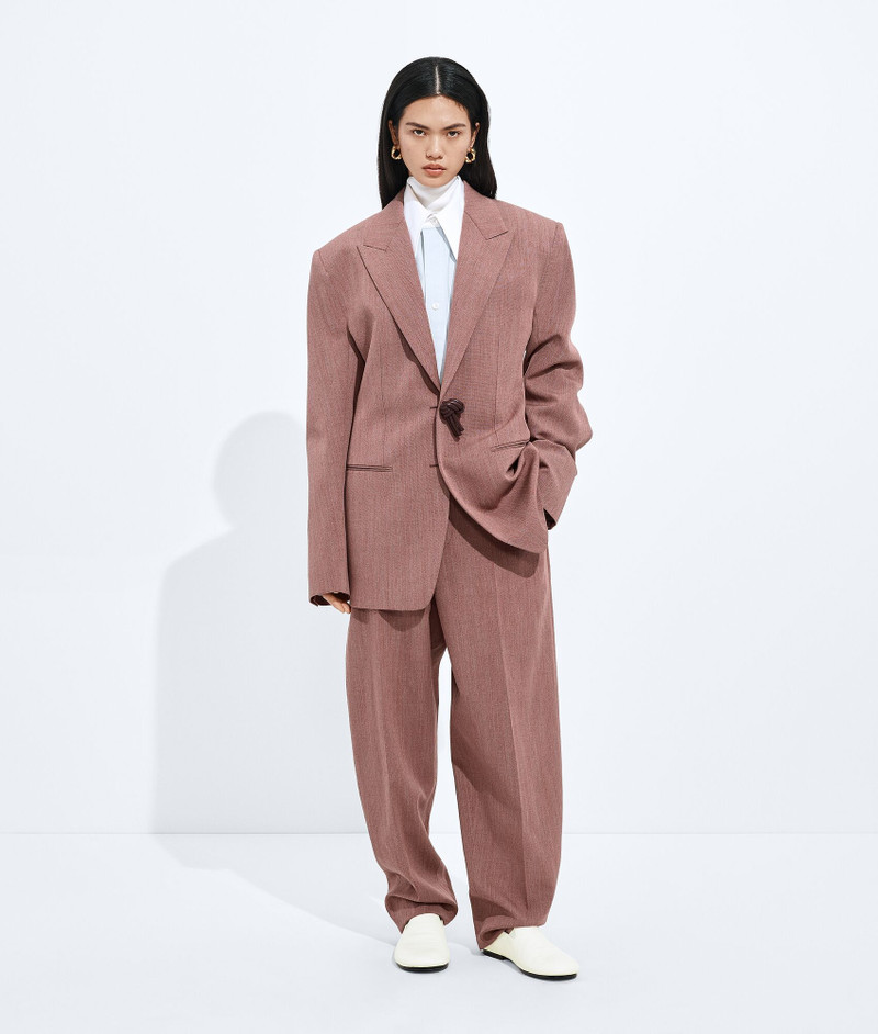 Bottega Veneta Wool and Linen Melange Jacket outlook