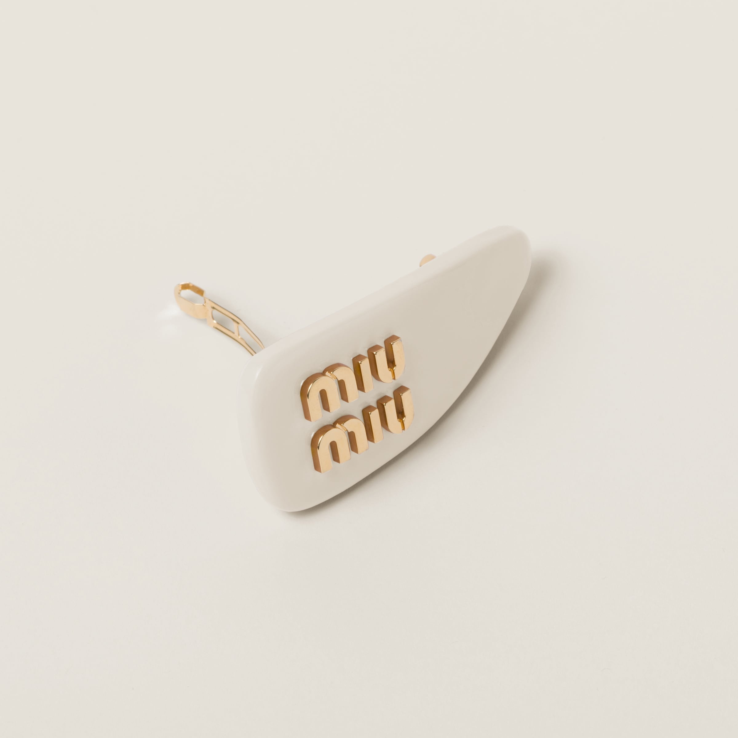 Patent leather hair clip - 1