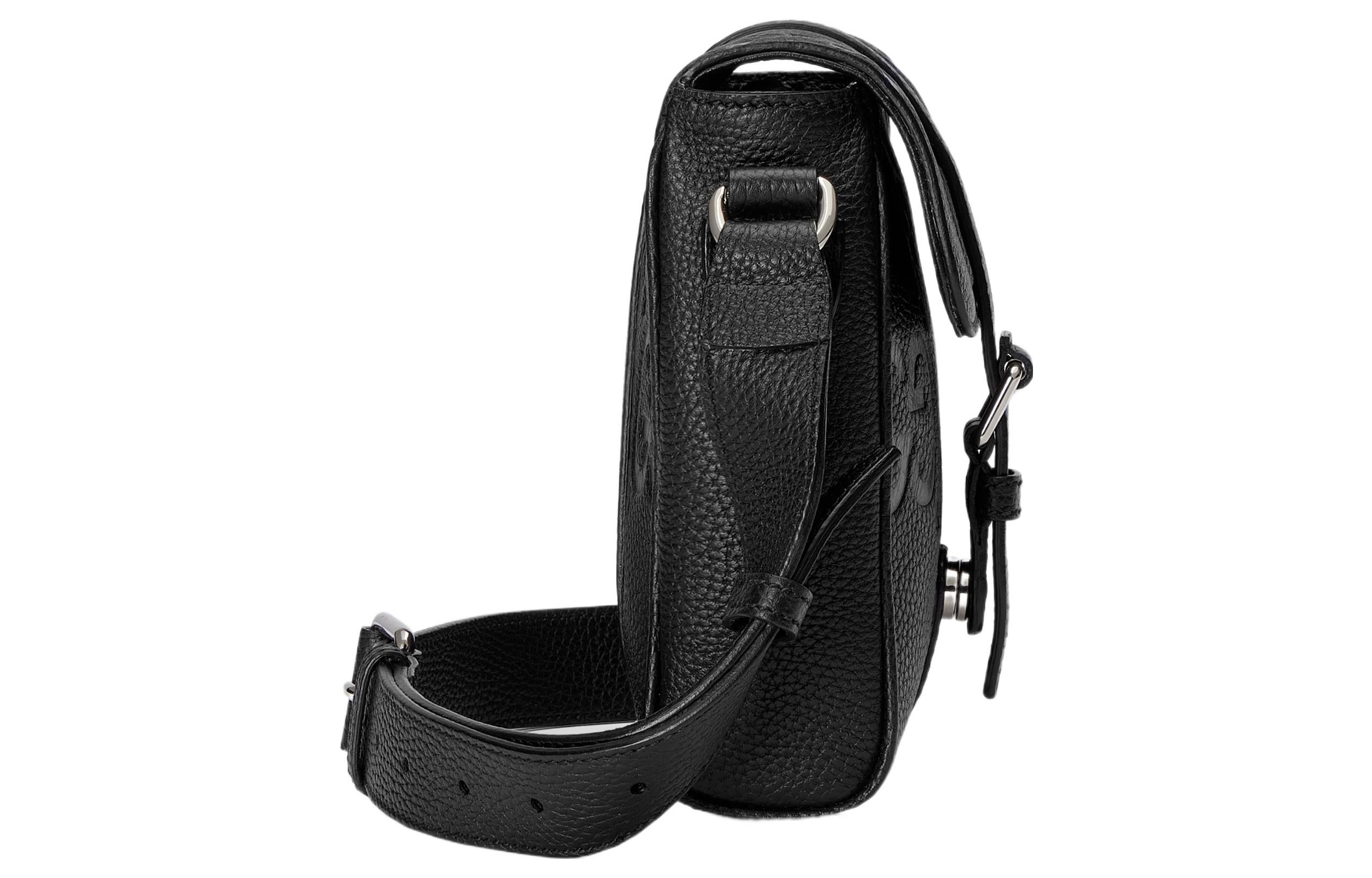 Gucci Jumbo GG Small Messenger Bag 'Black' 760235-AABY0-1000 - 3
