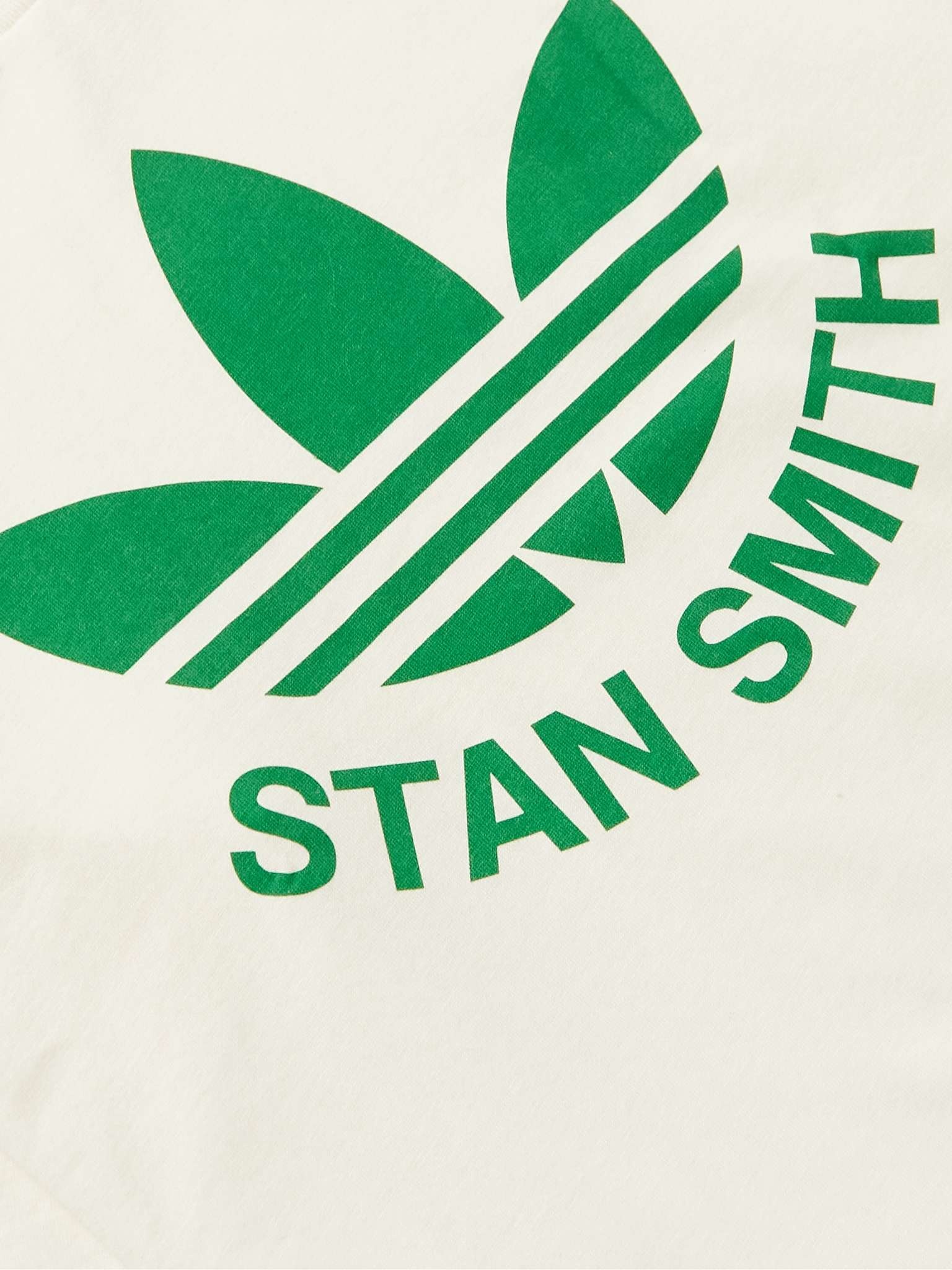 Stan Smith Logo-Print Organic Cotton-Jersey T-Shirt - 3