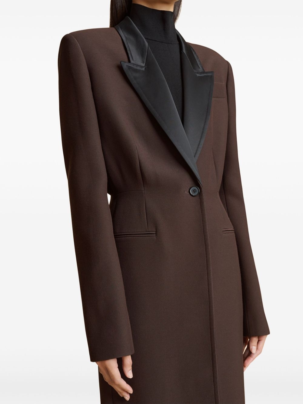 Bellow single-breasted coat - 5