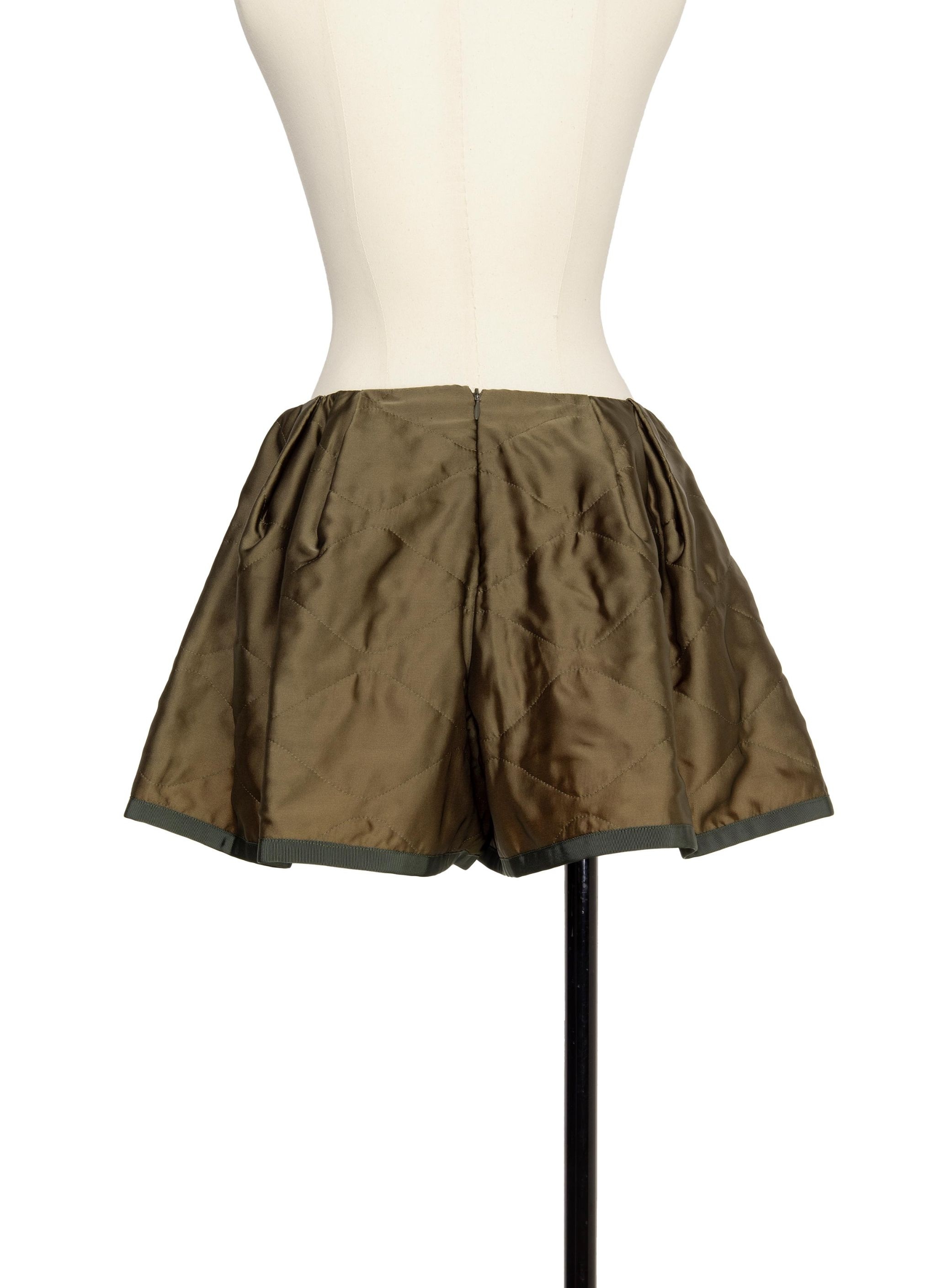 Satin Quilted Shorts - 4