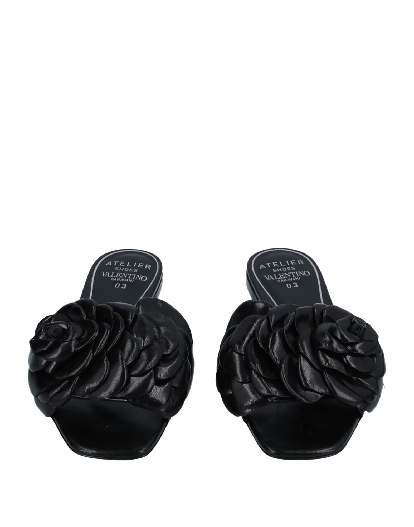 Black Women's Sandals - 4