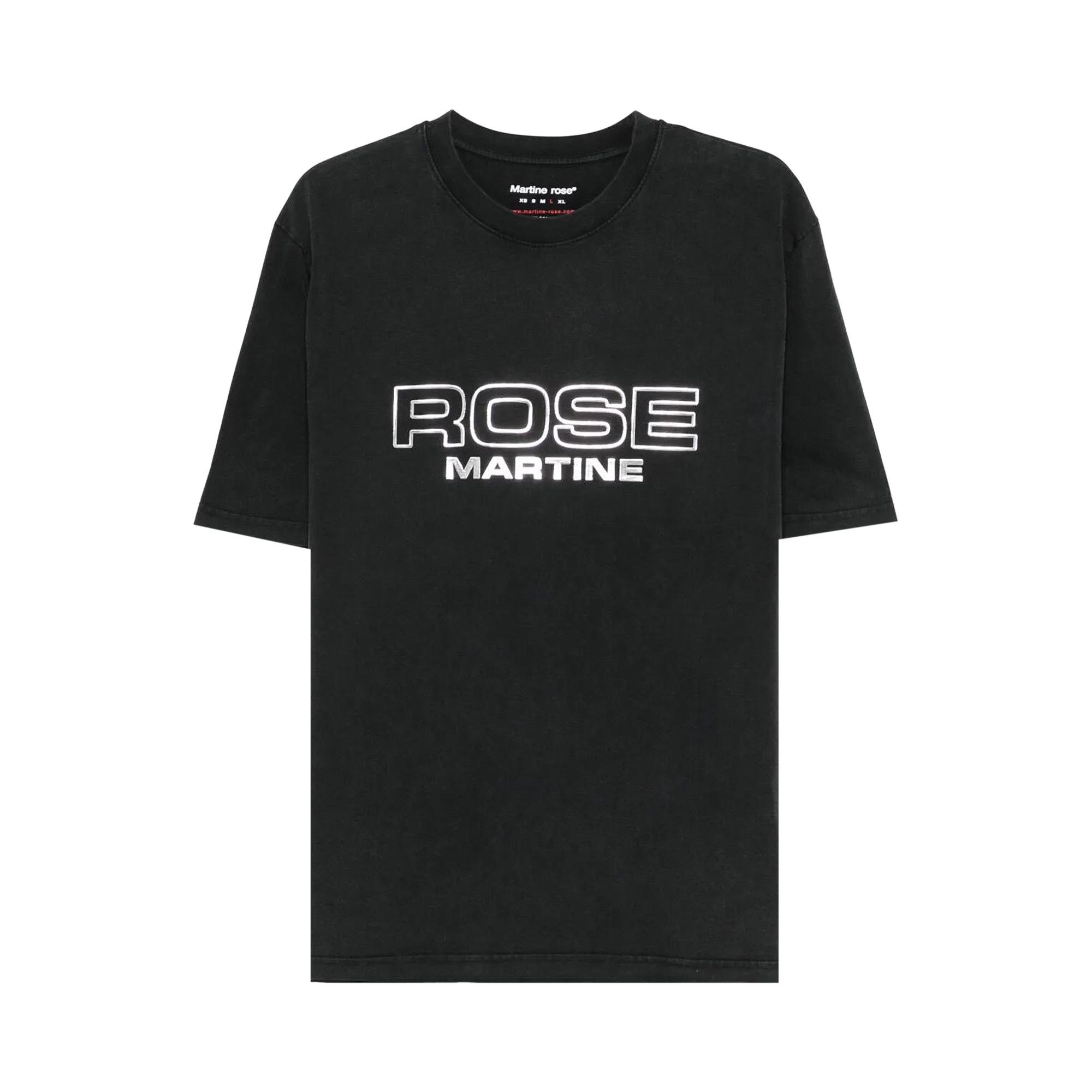 Martine Rose Classic T-Shirt 'Black Washed/Black' - 1