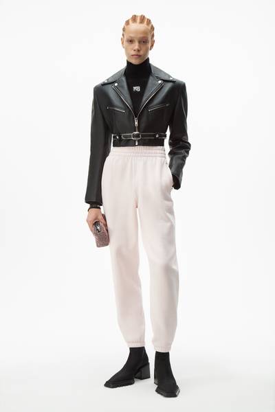 Alexander Wang CROPPED MOTO JACKET outlook