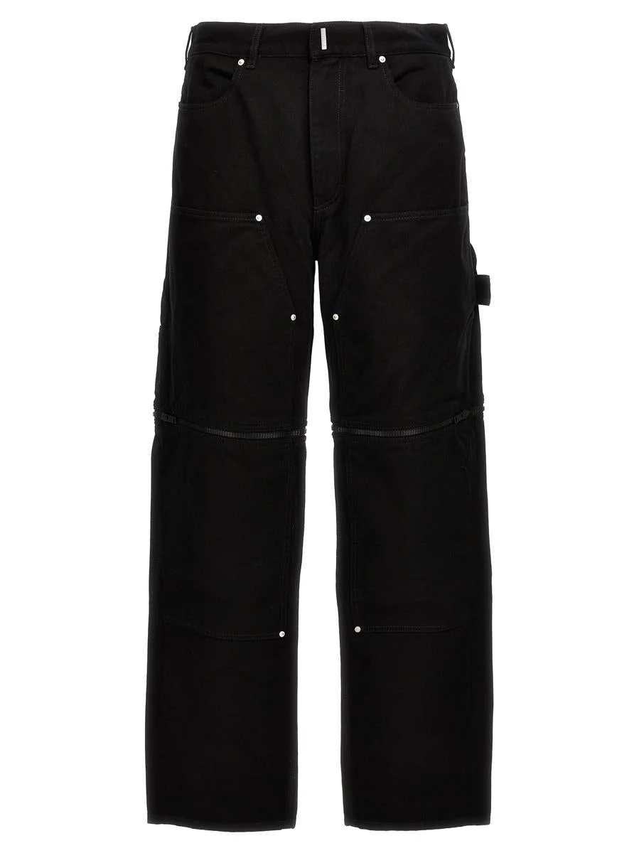 GIVENCHY 'ZIP OFF CARPENTER' JEANS - 1